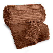 Deka NINA 150x200 flano tehlovo červená